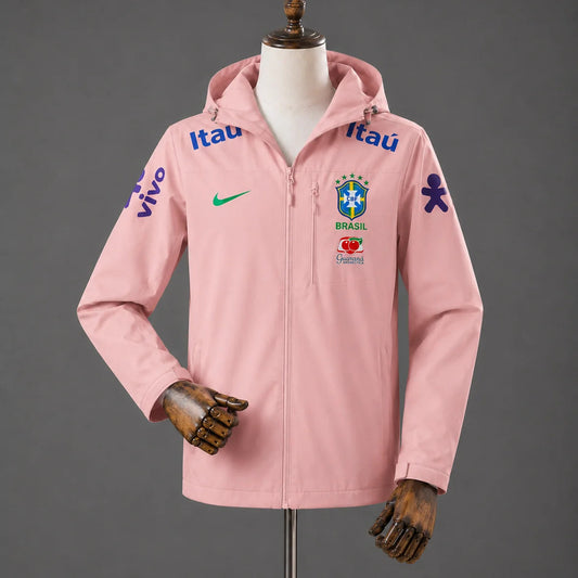 Veste Selecao Brésil Rose